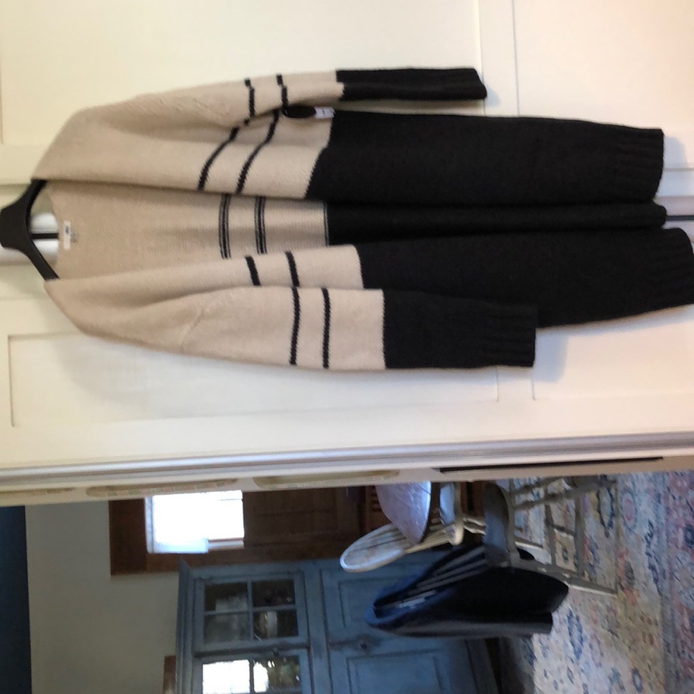 Black and beige Amuse Society Sweater